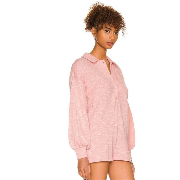 Lovers + Friends Julien Romper Pink Size Medium - Picture 9 of 9